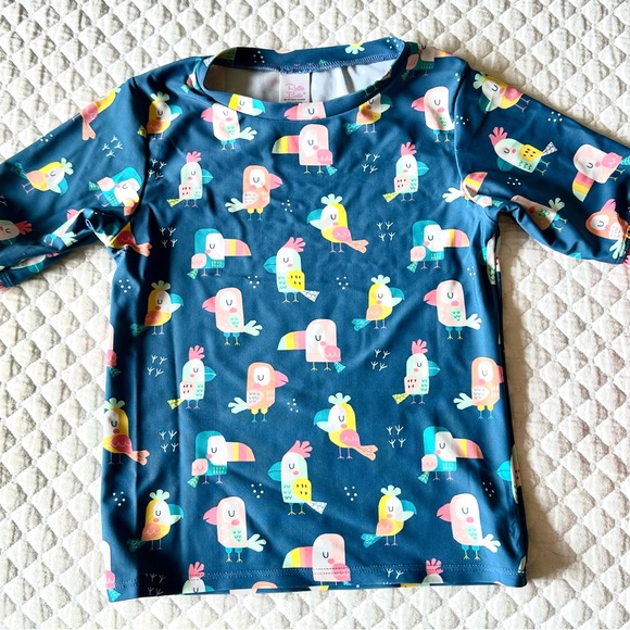 Ruffle Butts two-piece swimsuit. Size 7 children. - Picture 3 of 7